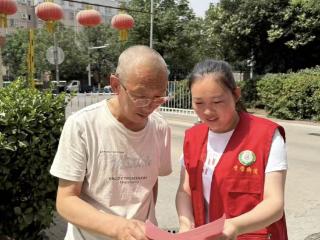 李营街道枫阳社区开展“文明新风进社区”宣传活动