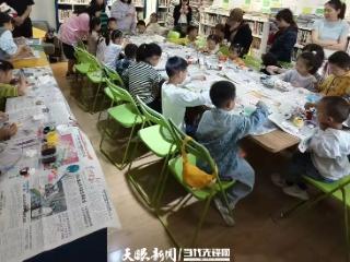 观山湖区金阳街道关工委开展青少年DIY石膏画实践活动