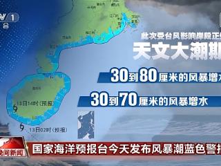 “海浪+风暴潮”双预警齐发 什么是风暴潮？该如何避险？
