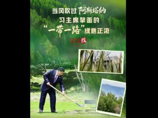 经纬线 · 当风吹过阿斯塔纳，习主席擘画的“一带一路”绿意正浓