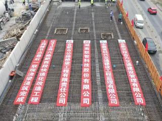 G312合六路（肥西段）最后一座桥梁贯通