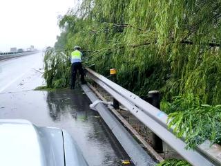 高速交警青县大队：雨中守护，消除行车安全隐患