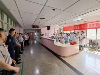 宁阳县第一人民医院开展消防安全逃生疏散演练