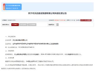 串通投标！沃达建设集团被全军采购禁入3年