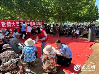 六月织就防非网，四方聚力护钱囊——莒县多部门联动开展防范非法集资集中宣传活动