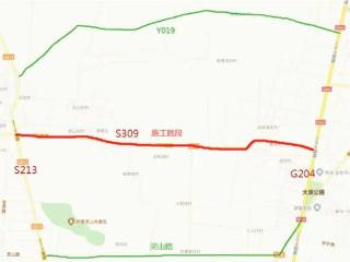 6月20日至9月30日 青岛市即墨区这个路段全幅封闭施工 请注意绕行