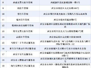 西安全市新增52个挂牌登记点 摩托车挂牌就近办