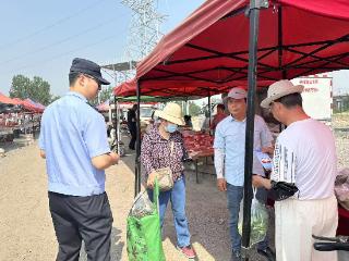 济南市公安局历城分局王舍人庄派出所联合街道“巡查+宣传” 将反邪教工作融入群众