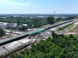 12小时极速拆桥！京沪高速广靖段改扩建工程再刷新“进度条”