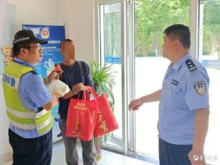 徒步者体力透支陷困境，东阿交警温情救援暖人心
