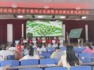 莒南县涝坡镇中心小学开展青年教师汇报课暨县讲课比赛选拔活动