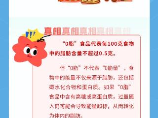 真相“枣”知道 | “0脂”食品吃不胖，是真是假？