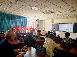 济南市民族医院门诊部走进济南老年大学开展夏季养生健康讲座