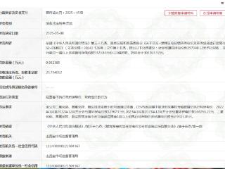 山西国金电力因不执行政府指导价、政府定价行为被罚没30余万元