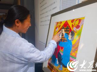 中塞农民画联展在莒州博物馆举办