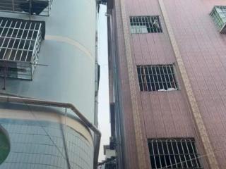 广州震后出现楼体倾斜，与旁边楼贴在一起，居委会：正在安全监测