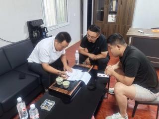济南市莱芜区牛泉镇：企业服务队深入企业一线 协调解决企业难题