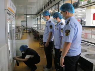 长乐区开展“食”战演练 守护师生舌尖安全