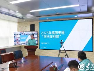 国网高密市供电公司发布2025年高密电网“防汛作战图”