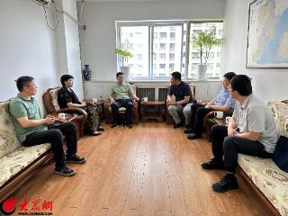 驻青岛市李沧区省派工作队到青岛市舜华实业总公司调研交流