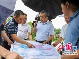 湖南省益阳市委书记陈竞督导检查全市防汛工作