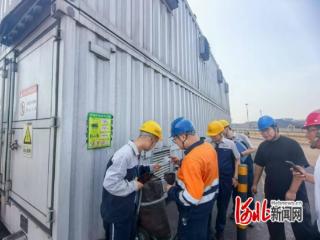 唐港股份煤炭公司对新能源倒运车换电站开展安全风险排查