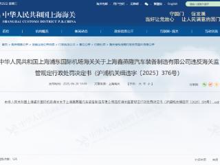 三丰智能旗下上海鑫燕隆因申报不符被罚81000元