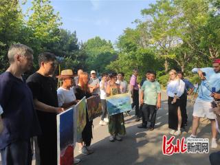 诗画北戴河・俄罗斯哈巴艺术家北戴河油画写生精品展开幕