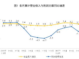国家统计局：前五月全国规模以上工业企业利润下降1.1%