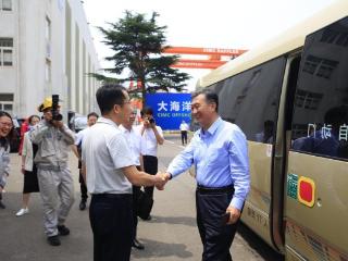 金融赋能海洋经济 产融合作谱新篇——北京银行董事长霍学文一行调研中集来福士海洋科技集团