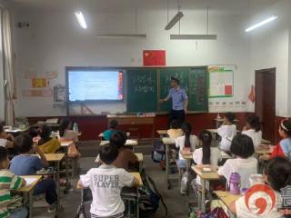 枣庄市市中区西王庄镇东王庄学校举行法治宣传教育守护校园安全防线