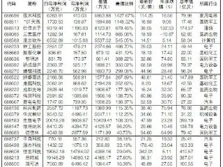6月即将收官 四大标准筛出26只科创板潜在预增股