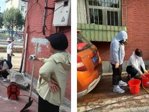 高温下的坚守，看这个社区如何用高压水枪“冲”走居民烦恼