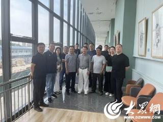 曹州书画院画师张庆跃在山东画院举办展览