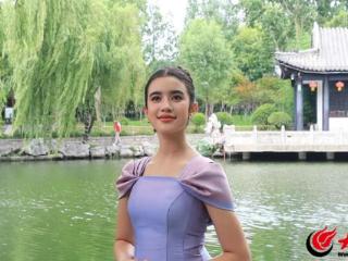 你好临沂！诺罗敦·珍娜公主打卡书圣王羲之故居