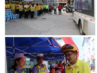 灌南交警开展“红心永向党 七一暖‘新’行”主题宣传活动