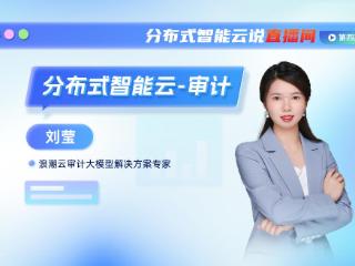 「分布式智能云说直播间」第四期丨探索打造分布式智能云+审计“智慧大脑”
