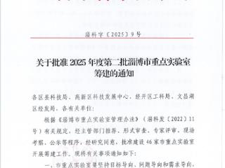 喜报！齐鲁医药学院获批2个淄博市筹建重点实验室