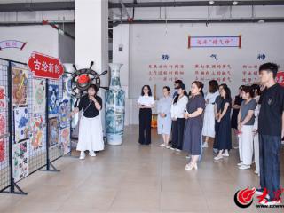 曲阜远东职业技术学院举办“匠心筑廉韵”手工作品展