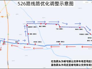 济宁526路公交线路优化调整