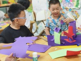 淄博市淄川区实验幼儿园开展“小纸条大梦想”手工活动