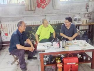济南市莱芜区寨里镇涝坡村开展“七一”期间走访慰问老党员活动