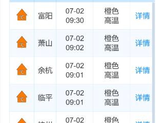 最新预测：杭州将连续4天超过40℃