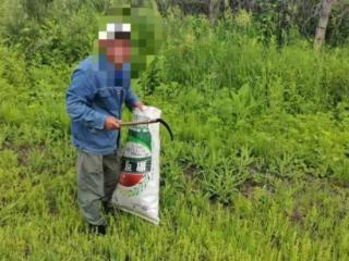 老人冒雨上高速采野菜 民警耐心劝说终劝离