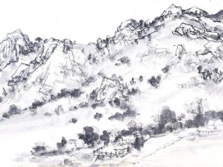 王磐德速写作品欣赏（五）：野果林小景