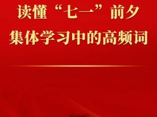 第一观察｜读懂“七一”前夕集体学习中的高频词