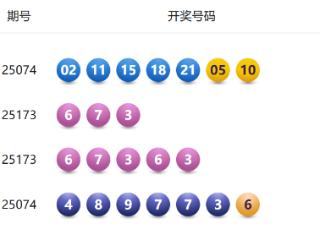 7月2日体彩中奖号码