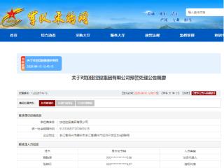 ESG风险观察｜加佳控股因违规遭军采预警处理