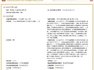 贵州省仁怀市鹏彦酒业因存在安全隐患被罚2.1万元