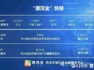 菏泽市银行业协会“惠菏金”平台服务金额迈入六十亿新台阶